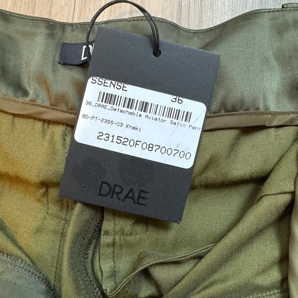 NWT Drae Khaki Aviator Trousers - Picture 2 of 9